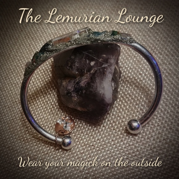 Handcrafted Boho Gypsy Bangle Cuff Bracelet - Picture 3 of 3